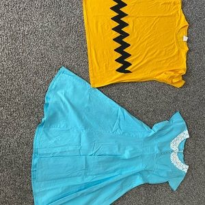 Mens Charlie Brown shirt & Women’s “Lucy” dress